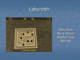 Labyrinth topic presentation