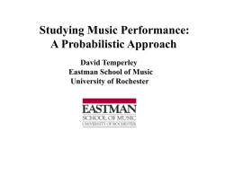 Slides - Music Theory - University of Rochester