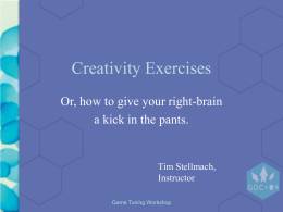 Creativity Exercises