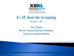 It’s All About the Accounting