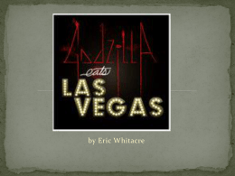 Godzilla Eats Las Vegas” - Christina Antosiak's