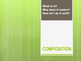 COMPOSITION DISCUSSION - Smith's Hill High School