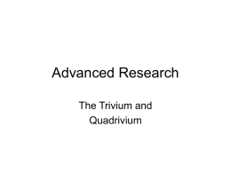 Advanced Research - Critical Think.info