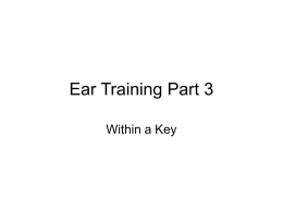Ear Training Part 3