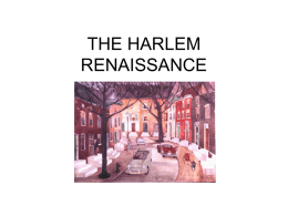 the harlem renaissance - Copley