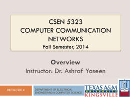 CSEN5323-Overview - ODU Computer Science