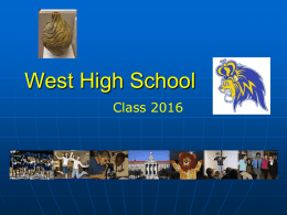 elective - West High School