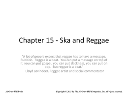 Ska and Reggae - McGraw Hill Higher Education