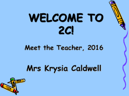 2C Meet the Teacher 2016