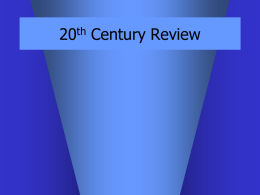 20th Century Review