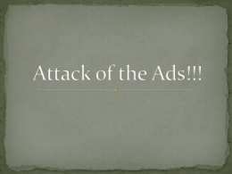 Attack of the Ads!!!