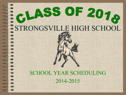 strongsville high school - Strongsville City Schools