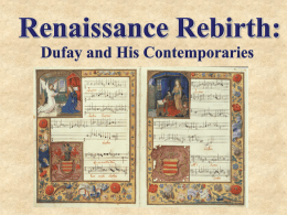 Renaissance Beginnings: