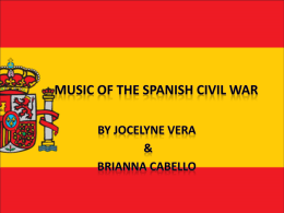 Music of the Spanish civil war