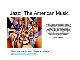 Jazz: The American Music - Raleigh Charter High School