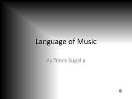 Language of Music - Winona State University