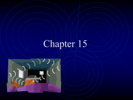 Chapter 15: Sound