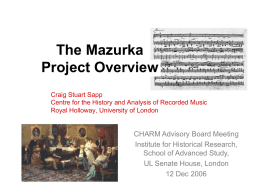 charm-20061212 - The Mazurka Project