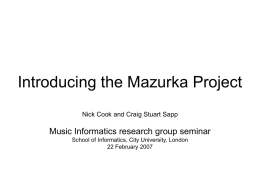 city-20070221 - The Mazurka Project