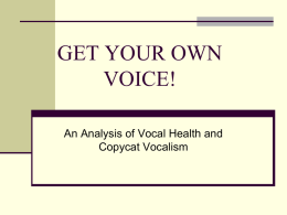 get your own voice!