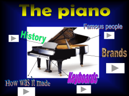 Piano topic