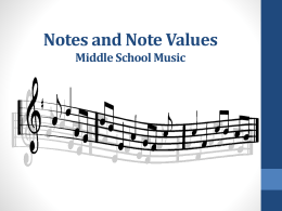 Note Values Power Point