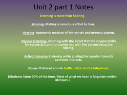 Unit 2 part 1 Notes