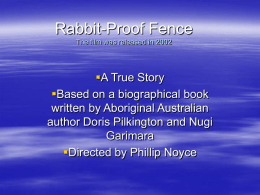 Rabbit-Proof Fence The film