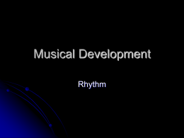 Musical Development
