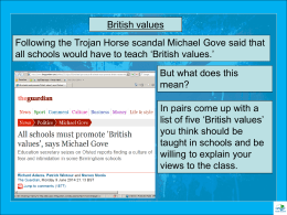 British values - Tower Hamlets