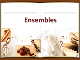 Ensemble Timbres Lesson – Music Appreciation