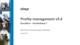 Profile management_MGx