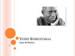 Jazz and Poetry File
