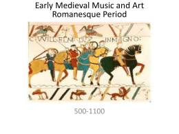 Early Medieval Music