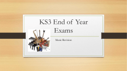 End of Year Exam