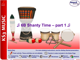 Boardworks Unit 6B Shanty Time Part 1