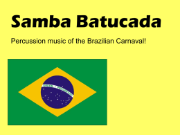 How to play a Samba piece