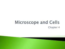 Microscope and Cells - Aurora City Schools