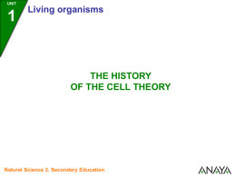 The history of the cell theory