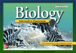 Biology Ch. 9