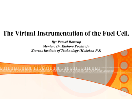 The Virtual Instrumentation of the Fuel Cell.