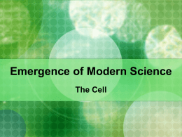 Emergence of Modern Science