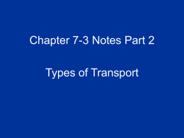 Ch. 7.3 Notes, Parts 2-4