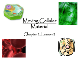 Moving Cellular Material - (www.ramsey.k12.nj.us).