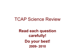 TCAP review(#2)