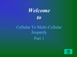 Cells Mid-term Jeopardy Game 2014-2015