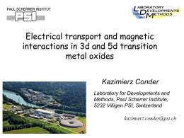 Electrical Transport and Magnetic Interactions in 3d and 5d