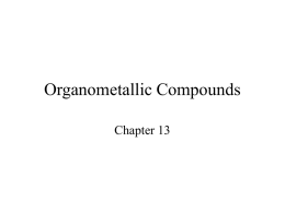 Organometallic Compounds