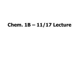 11/17 lecture notes