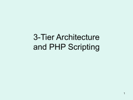 6 3-Tier Architecture PHP